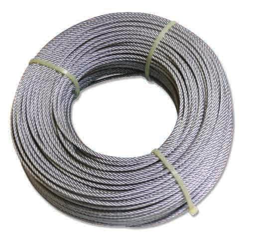 Tipo de cable: 6/19/1 (6 hebras x 19 alambres + 1 textil).