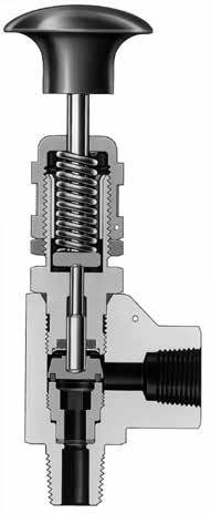 8 Válvulas de alivio de presión proporcionalserie R Opciones y accesorios Mando manuales Hay disponible un mando manual que permite abrir la válvula sin cambiar la presión de disparo.