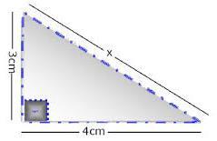 de los otros dos lados (catetos) c 2 a 2 b 2 Ejemplo: si tenemos un triángulo de hipotenusa igual a 5