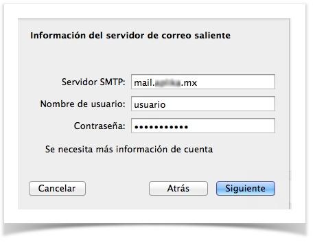 Guía de configuración de correo electrónico en Mail de Mac. 9 / 14 Da clic en [Siguiente]. 6.
