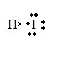 Ejemplo 4 a) Enlace covalente polar Por un lado, se tiene el hidrógeno, con un electrón en su última capa. Por el otro, está el Yodo con 7 electrones en su última capa.