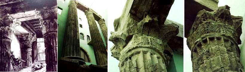 ❸ Detalle de los capiteles Este templo presidio el foro de la ciudad durante más de 400 años.