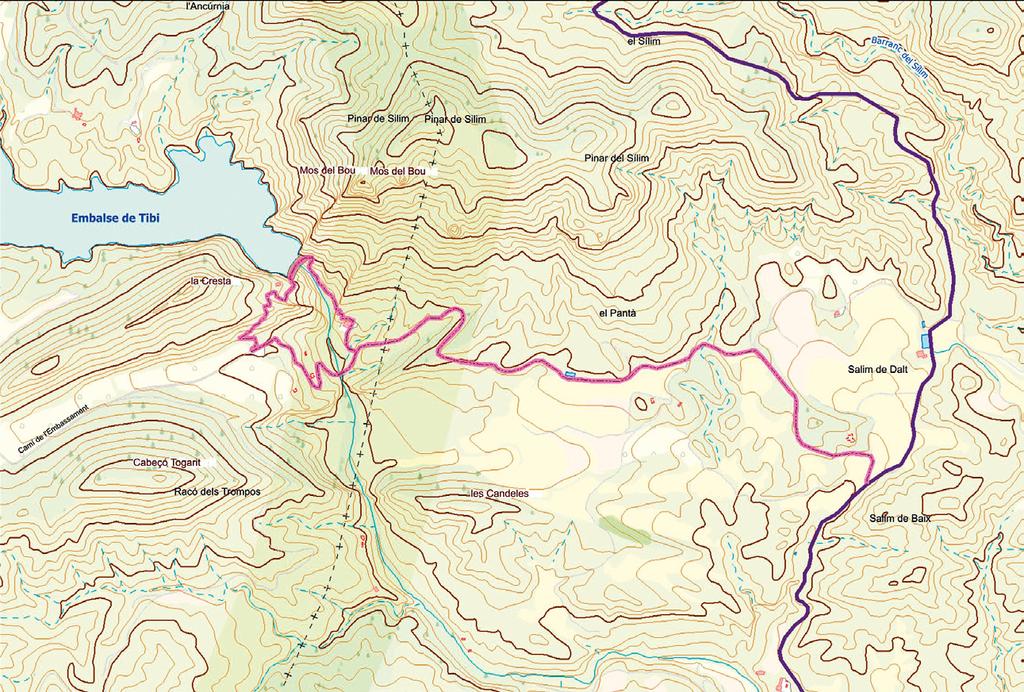 R6. Microrrutas 267 Plano topográfico del recorrido Base cartográfica: