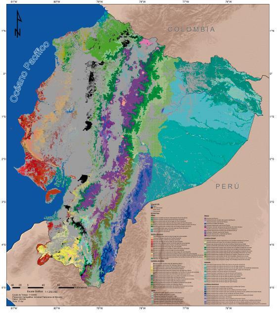 1. Contexto general relacionado con la restauración ecológica en el Ecuador Vegetación natural total : 10.7 millones has - Áreas para restauración: 3 mill.