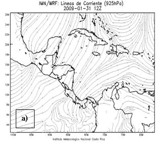 En las figura 132 se aprecia como las regiones del Pacífico recibieron pocas precipitaciones en el mes, típico del periodo de estación seca en el que se encuentran, sin embargo algunas lluvias