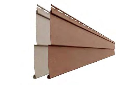 Panel Siding P5 / Modelo Americano y Alemán 10 Revestimiento de mayor altura para fachadas más limpias
