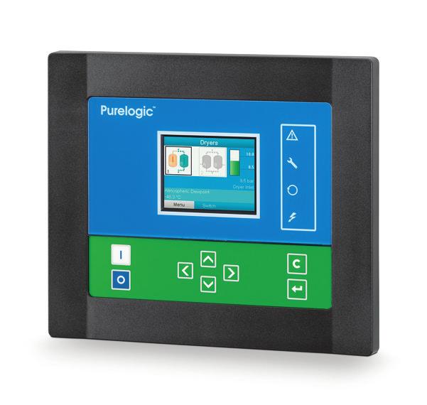 Qué hace que el controlador Purelogic sea único Fácil de usar: el controlador Purelogic incorpora una pantalla en color de alta definición de 3,5, con una interfaz de usuario multilingüe,