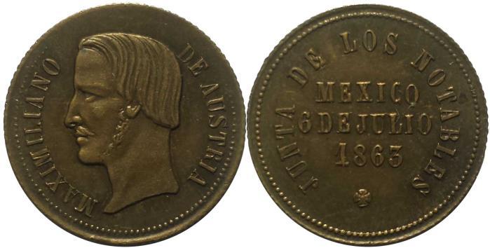 00 Lote 92: Medalla Napoleón III, Expedición De México, 1862-63, Plata Dorada, Dos Limadas. Condición: Vg. Ligeramente Escaso. 28 MM 14 GR.