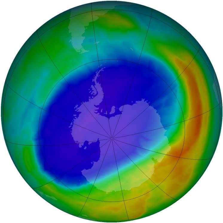 Fuente: Ozone Hole Watch. NASA.