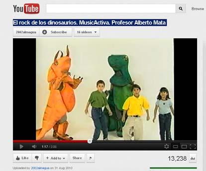 7) Vamos a aprender esta canción: El Rock de los dinosaurios!! http://www.youtube.com/watch?