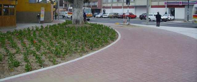 Gráfico N 9. Fotografía Actual de la Av. Piérola y Bolognesi con pavimentación de adoquines de concreto.