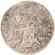 F 400.00 1000. 1 Centavo, San Luis Potosí, 1891. (KM- 391.8). EF 4000.00 1001. 1 Centavo, Zacatecas, 1880. (KM-391.9). F 300.00 1002. 5 Centavos, Chihuahua, 1888, M. (KM- 398.1). EF 400.00 1003.