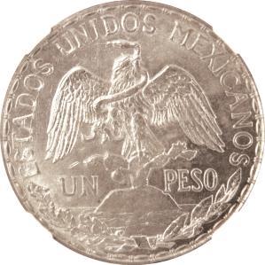 Lote de dos piezas de 1 Peso de San Luis Potosí: 1) 1871, O. (KM-408.7). VF. 2) 1872, O. (KM-408.7). EF. 600.00 1042.