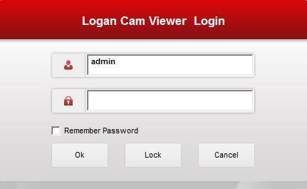 Debe ingresar en la aplicación con los datos por defecto: User Name (Usuario): admin Password (Contraseña): en blanco Si desea que