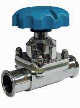 Pneumatic actuator single effect for butterfly sanitary valves (2944) Ends clamp/ threaded din 11851/ welded. Actuator body: stainless steel 304. Pneumatic operated at 5 bar.