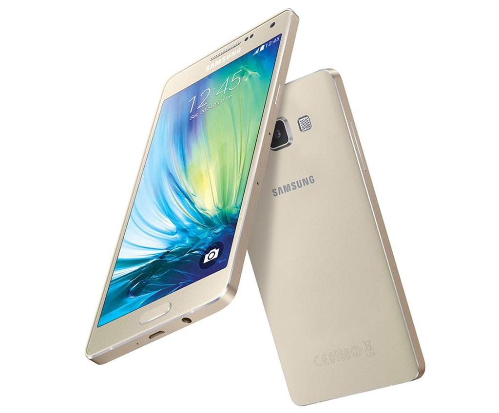 Samsung Galaxy A3 Sistema Operativo Android 4.4.4 Kit Kat Smartphone completamente metalico Cámara de 8.0 megapixeles y frontal de 5.