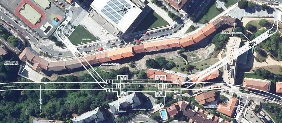 2. ESTACIÓN DE BENTABERRI La estación de Bentaberri se sitúa entre los PP.KK. 1+079 y 1+173.
