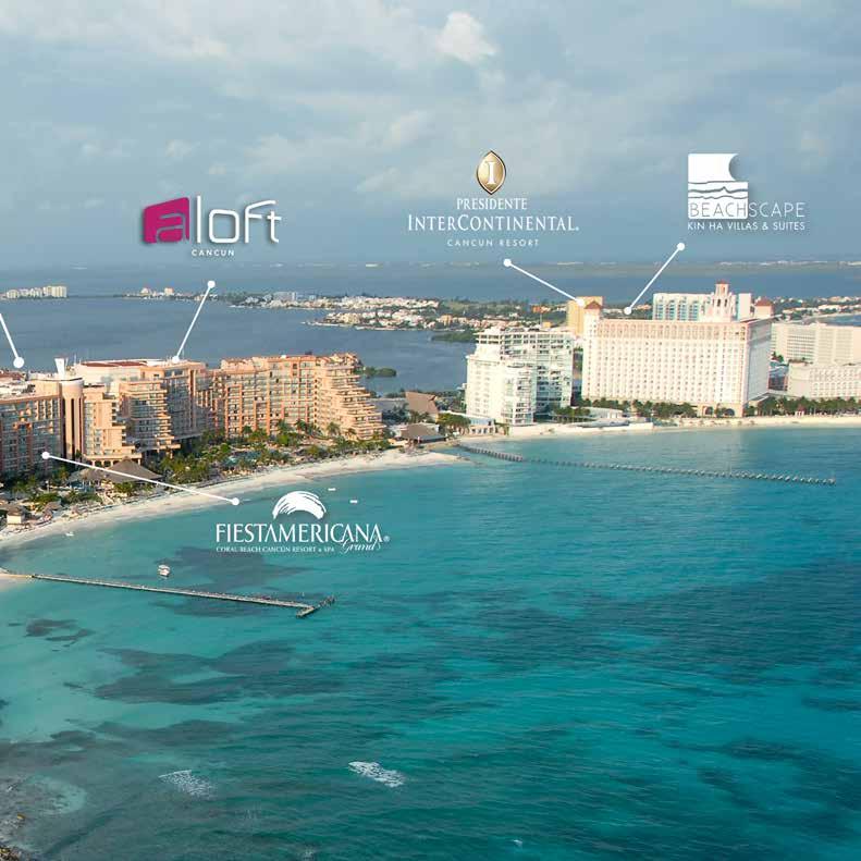 Strengths of Cancun The modern infrastructure of the City has more than 4,000 hotel rooms