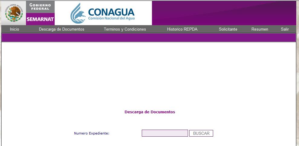 Internet de la CONAGUA. 2.