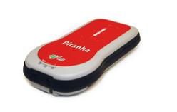 La comunicación es sencilla a través de Bluetooth o USB. Sólo tiene que conectar el Piranha con su ordenador portátil o ipaq y obtendrá al instante una solución de control de calidad completa.