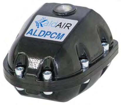 ALDPCM: PURGADOR DE CONDENSADOS DE FUNCIONAMIENTO MAGNÉTICO Y SIN PÉRDIDA DE AIRE El ALDPCM elimina los condensados de los filtros de aire comprimido, independientemente del tamaño, tipo o fabricante.