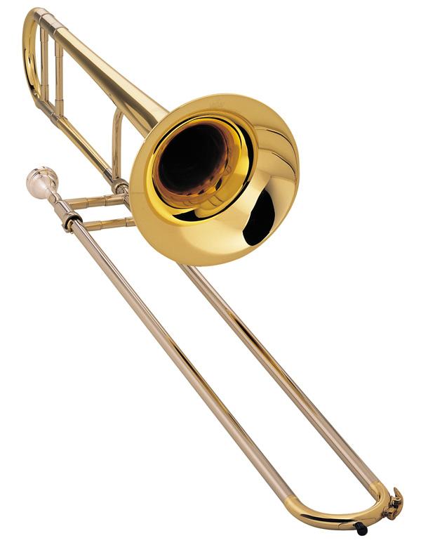 Trombón El trombón es un instrumento musical aerófono de la familia de vientometal.