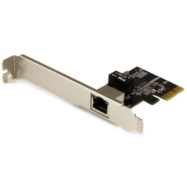 Tarjeta de Red PCI Express Ethernet Gigabit con 1 Puerto RJ45 Chipset Intel i210 Product ID: ST1000SPEXI Amplíe el rendimiento y la capacidad de su servidor u ordenador de sobremesa agregándole un