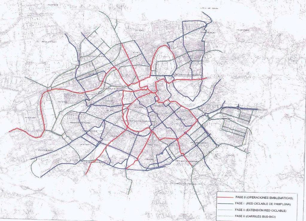 DE1.2: Diagnóstico de Movilidad A partir de la red propuesta en el PGOU 2002, se realizan una serie de modificaciones destinadas a mejorar la cobertura de algunas áreas de la ciudad.
