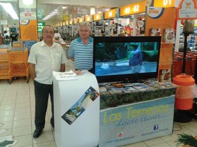 promoción de la oferta turística de Las Terrenas en el Supermercado POLA, ubicado en Naco, ciudad de Santo