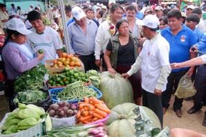 Consejo Nacional Agropecuario de Producción Ecológica (CNAPE) 2 millones de bolivianos comprometidos para producción agrícola El Gobierno a través del MDRyT, aseguró la inversión de 2