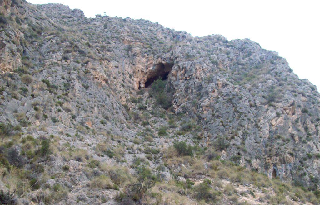 Cueva en la parte S de la Sierra de Callosa. N de Redován, Alicante.
