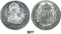 Morelos. 2 reales. (Cal. 961). CU. Cospel grueso. MBC. Est. 40.............. 25, F 2677 1811/0. Popayán. JF. 2 reales. (Cal. 975).