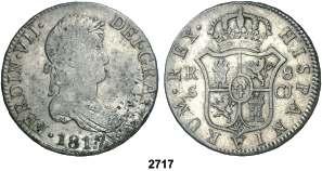 Rayitas. BC. Est. 30.................... 18, 2711 1821. México. JJ. 8 reales. (Cal. 565). Raya. BC. Est. 30..................... 20, 2712 1821. México. JJ. 8 reales. (Cal. 565). BC+. Est. 50.
