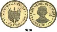 10 pesos. (Kr. 407.1). Federico García Lorca. Proof. Est. 30................ 20, 3260 1977. 20 pesos. (Kr. 38). Ignacio Agramonte. Proof. Est. 25.................... 18, 3261 1977. 20 pesos. (Kr. 39).