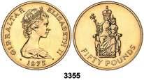 250º Aniversario de la introducción del sistema monetario británico. S/C. Est. 350................................. 275, F 3355 1975. Isabel II. 50 libras.