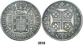 Luis I. 100 reis. (Kr. 510). Escasa. MBC-. Est. 15...................... 9, 3512 1887. Luis I. 200 reis. (Kr. 512). MBC. Est. 15............................ 9, 3513 1898. Carlos I. 200 reis. (Kr. 537).