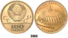 Est. 700......... 600, F 3566 1980. 100 rublos. (Fr. 192). AU. Juegos Olímpicos - Moscú 80.