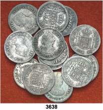 MONEDAS MEDIEVALES 3619 Lote formado por 1/4 de croat de Ferran II (dos) y un pirral de Sicilia recortado. 3 monedas en total. A examinar. (BC+/MBC-). Est. 80.