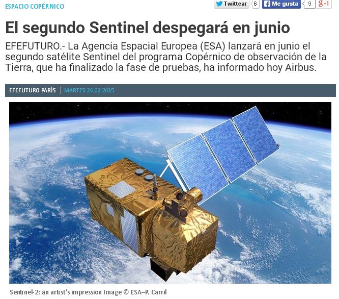 Sentinel 5 misiones basadas en constelaciones de 2 satélites Programa