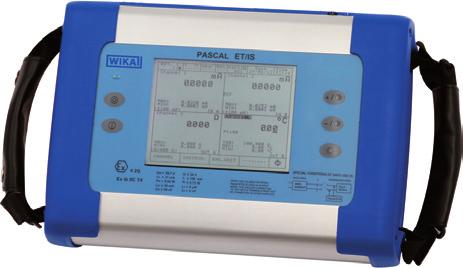 Calibración Calibrador portátil multifuncional Modelos Pascal ET, Pascal ET/IS Hoja técnica WIKA CT 18.