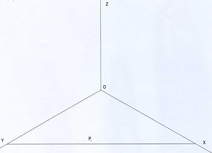 pertenece al plano xoy del sistema de proyección isométrica, se pide: 1.- Representar la proyección isométrica del segmento AB. 2.