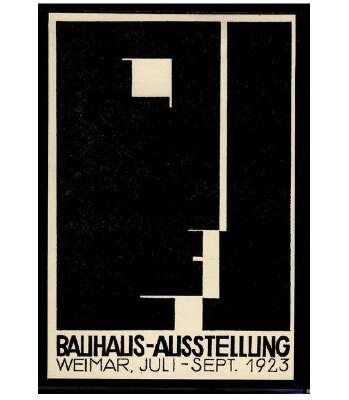 La Bauhaus estableció las bases de lo que hoy en día conocemos como diseño gráfico.