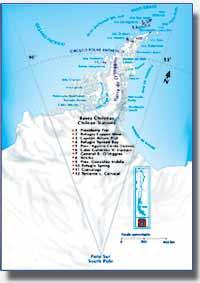 Chile antártico El Territorio Chileno Antártico se ubica entre: Los 53 y 90