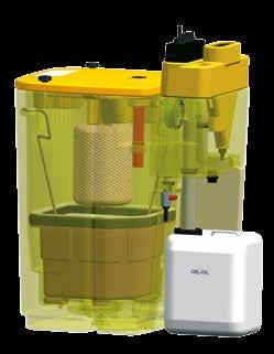Colector extraíble Tanque colector de aceite Prefiltro Cartucho del filtro principal Salida de agua Salida para el control de turbidez 1,9 3,8 5,9 11,7 23,3 46,6 75 1,6 3,2 4,9 9,8 19,4 38,8 1,8 3,7
