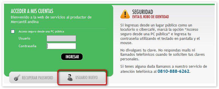 Introducción al uso de sigma Qué es la Web de servicios a productores? Bienvenido a la Web de servicios para productores de Mercantil andina!