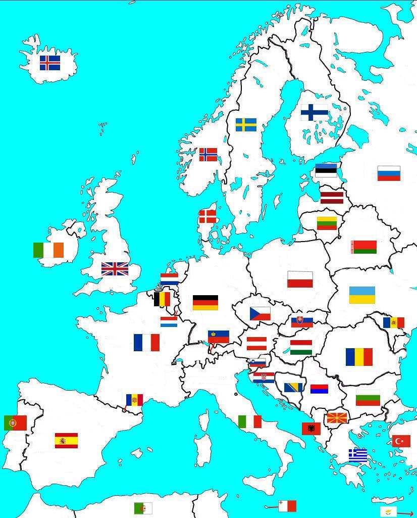 EUROPA 46 países 800 mill.