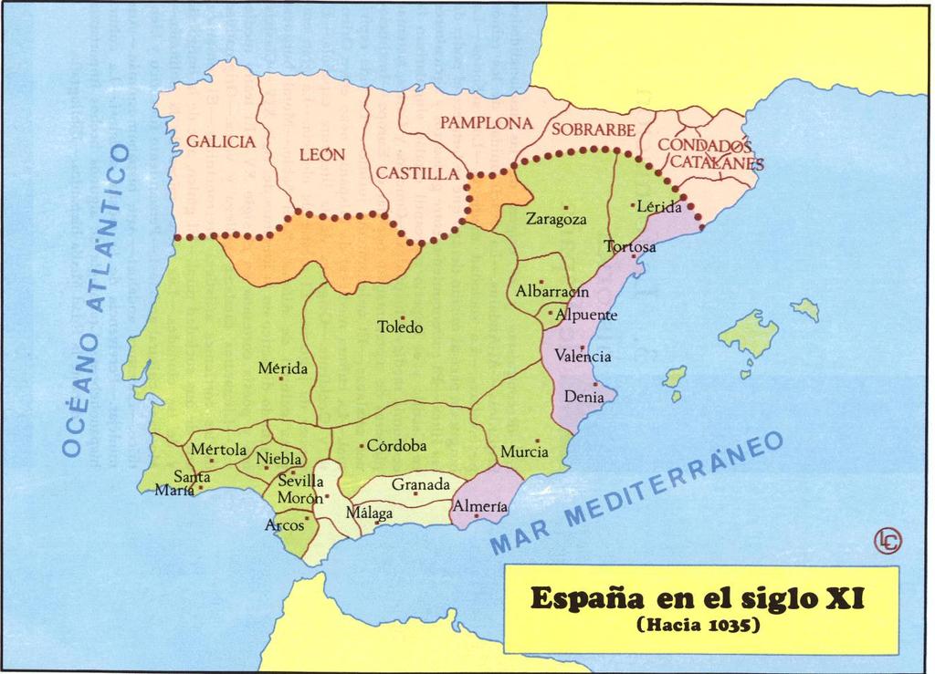 Contexto Siglo XI: caída del califato de Córdoba Estabilidad en los reinos del norte