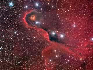 El cielo en Infra-rojo Región en la nebulosa IC