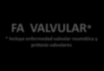 prótesis valvulares < 65 AÑOS Y FA