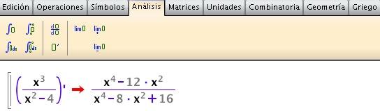 Matemáticas II Tema 10. b) La función no está definida en el punto = y en el punto =-. Los puntos de derivada nula son: 4 1 f ( ) 0, 0, 3, 3.